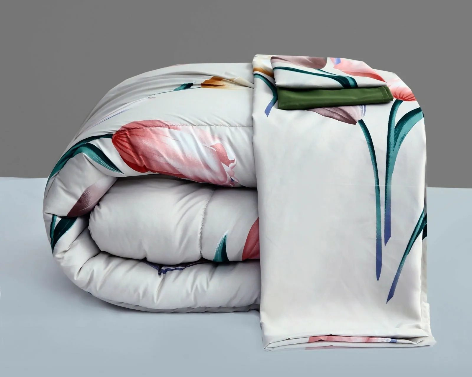 1PC Double Winter Comforter-14940Tulip