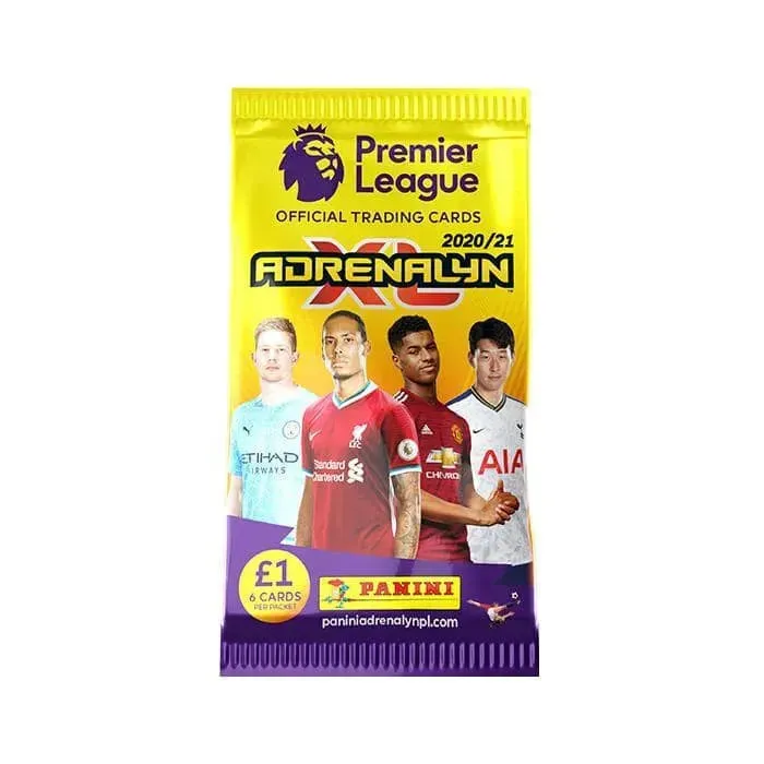 2020-21 Panini Adrenalyn Premier League Cards Packets (6 Cards EA)