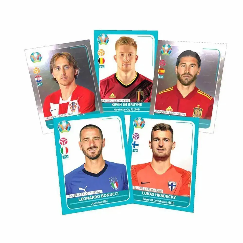 2020 Panini Euro Preview Stickers PACKETS (5 Stickers EA)