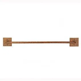 30‚Ä≥ Hand Hammered Copper Towel Bar