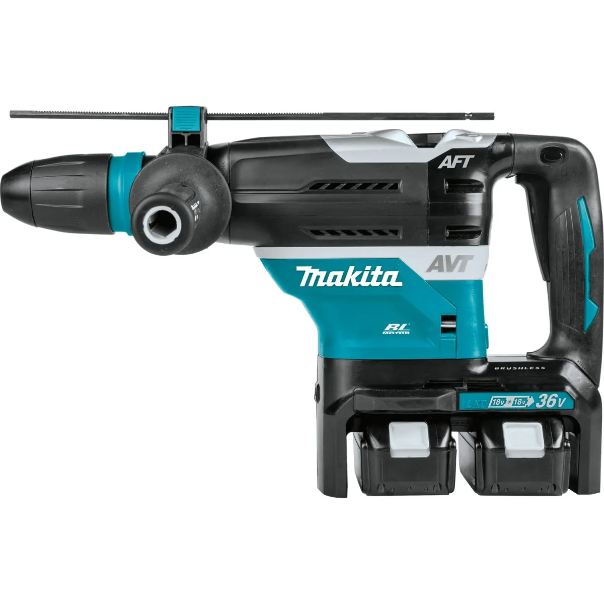 36V (18V X2) LXT® Brushless 1‑9/16" Advanced AVT® Rotary Hammer Kit, SDS‑MAX, AFT®, AWS® (5.0Ah)