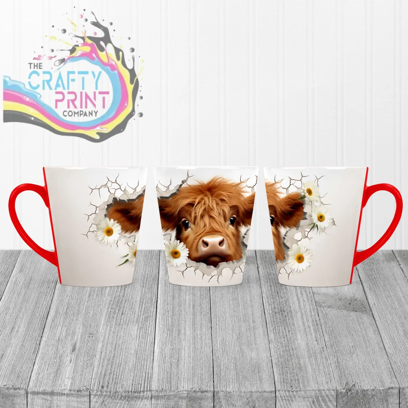 3D Highland Cow Mug