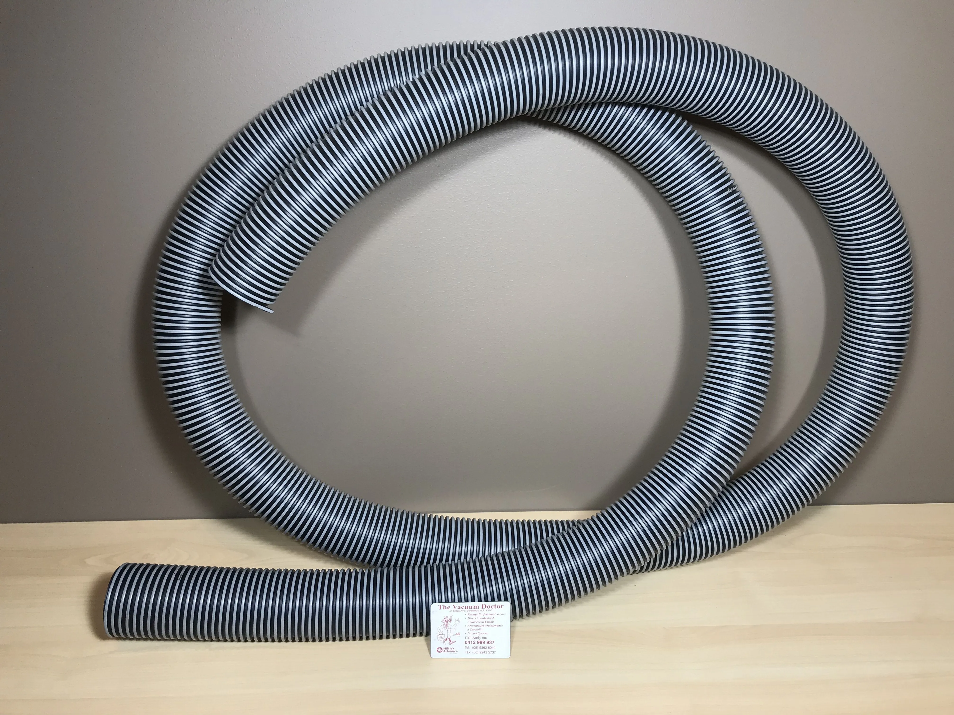 3m x 40mm Industrial Polyuethane and EVAFlex Conductive Vacuum Cleaner Hose For Non-Abrasive Dusts