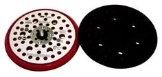 3M Xtract™ Low Profile Back-up Pad, 20356, 6 in x 3/8 in x 5/16 in-24 External, 52 Holes, Red Foam, 10 ea/Case