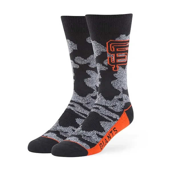 '47 BRAND SAN FRANCISCO GIANTS Bayonet Fuse SOCKS-BLACK/GREY