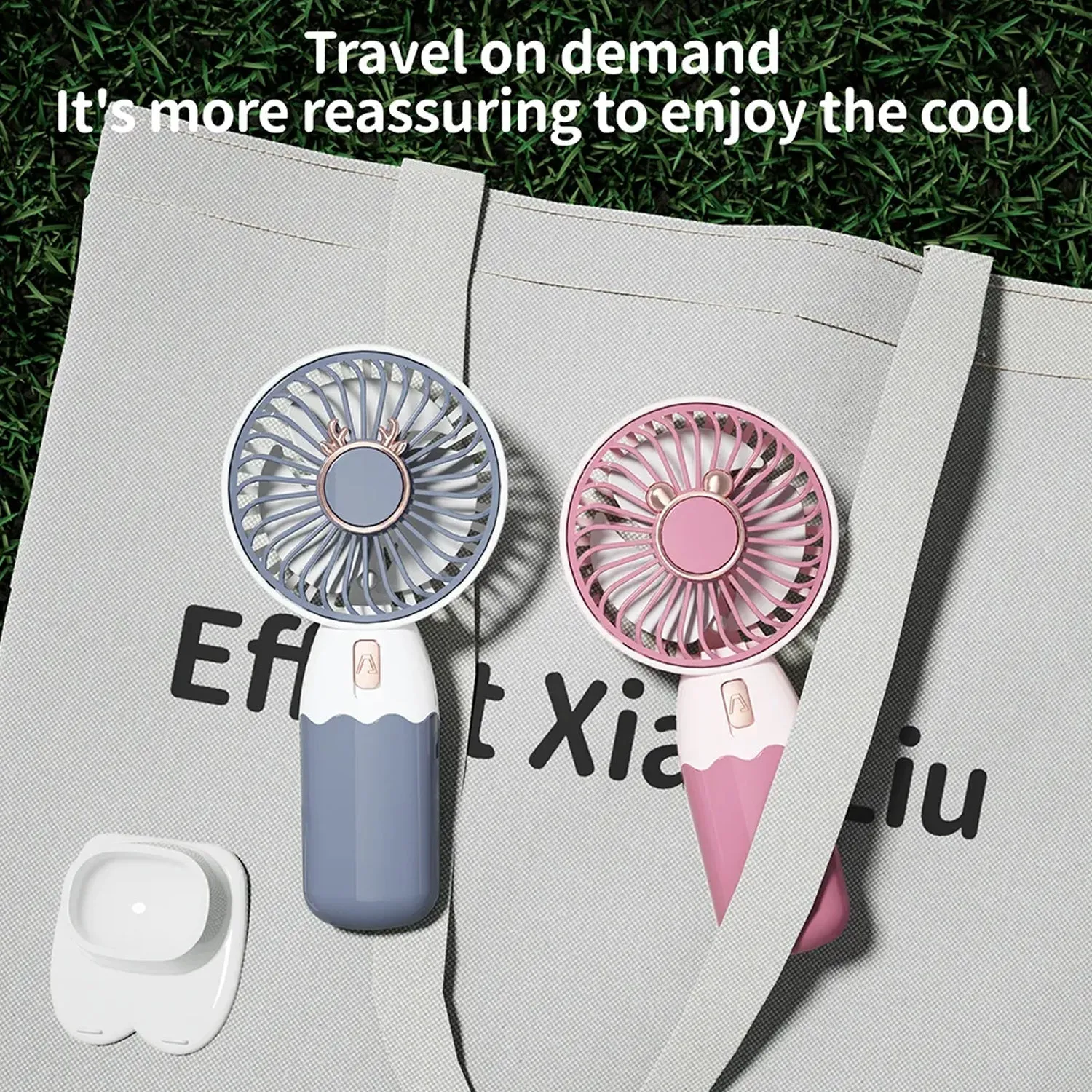 4798 Mini Fan Rechargeable Table Fan Handheld Fan USB Fan Desk Fan Cooling Fan For Home , Office , Car, & Multi Use Fan (Battery Not Include)