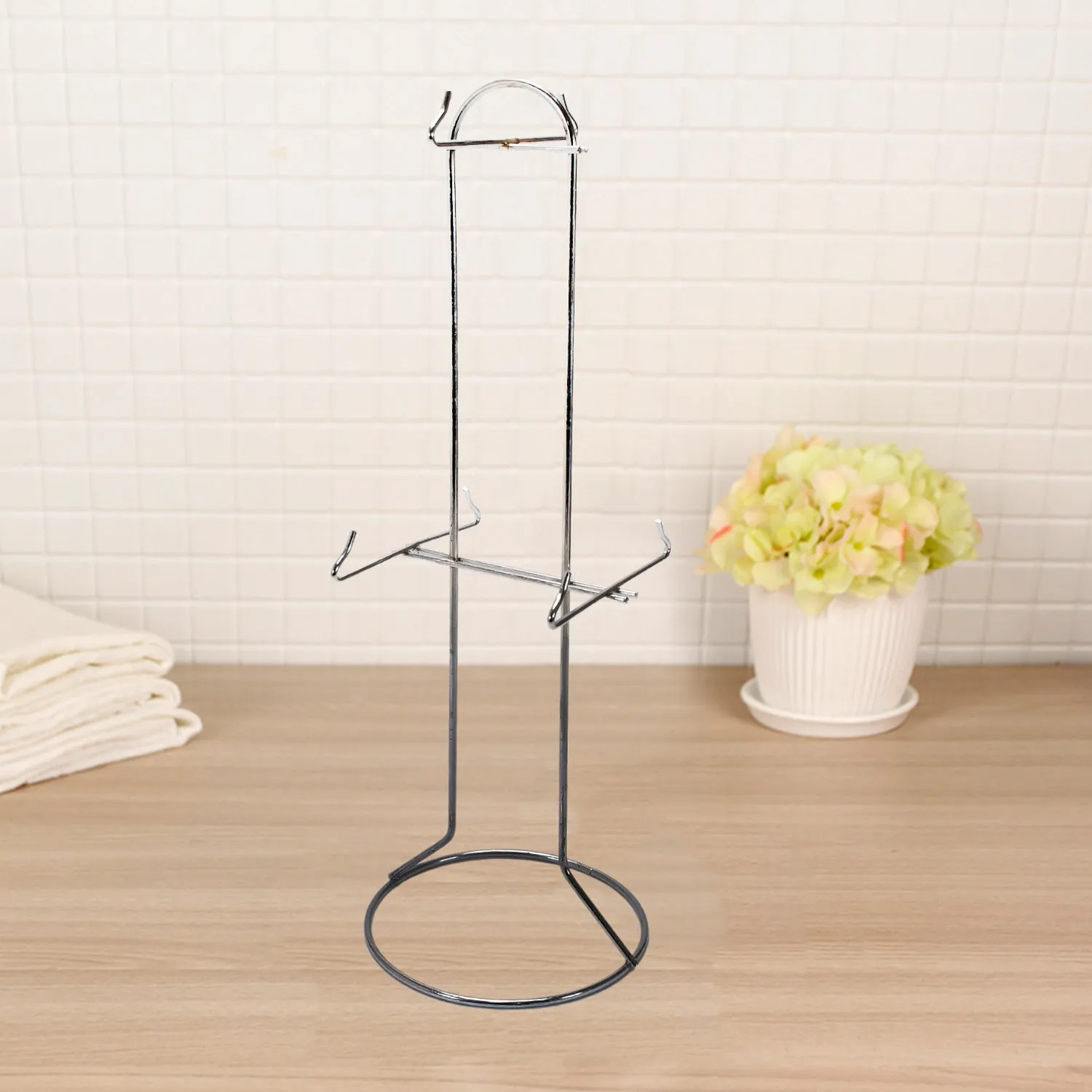 5251 Stainless Steel Kitchen Size Cup Stand Steel Cup Stand  with 6 Hooks for Cups