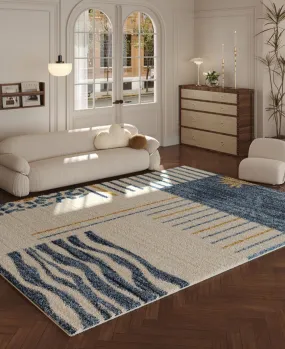 Abstract Contemporary Runner Rugs for Living Room, Modern Runner Rugs Next to Bed, Bathroom Runner Rugs, Kitchen Runner Rugs, Runner Rugs for Hallway