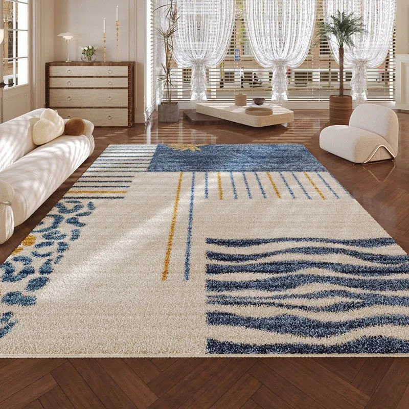 Abstract Contemporary Runner Rugs for Living Room, Modern Runner Rugs Next to Bed, Bathroom Runner Rugs, Kitchen Runner Rugs, Runner Rugs for Hallway