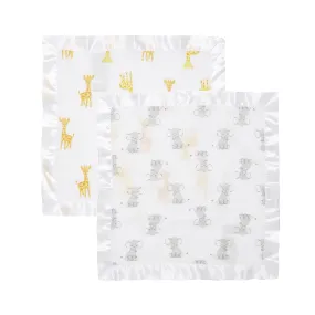 Aden and Anais - Aden by Aden   Anais Security Blankets Comforter - Safari Babies (set of 2)