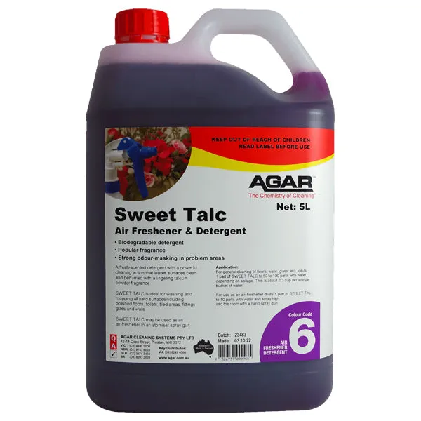 Agar Sweet Talc Detergent and Air Freshener