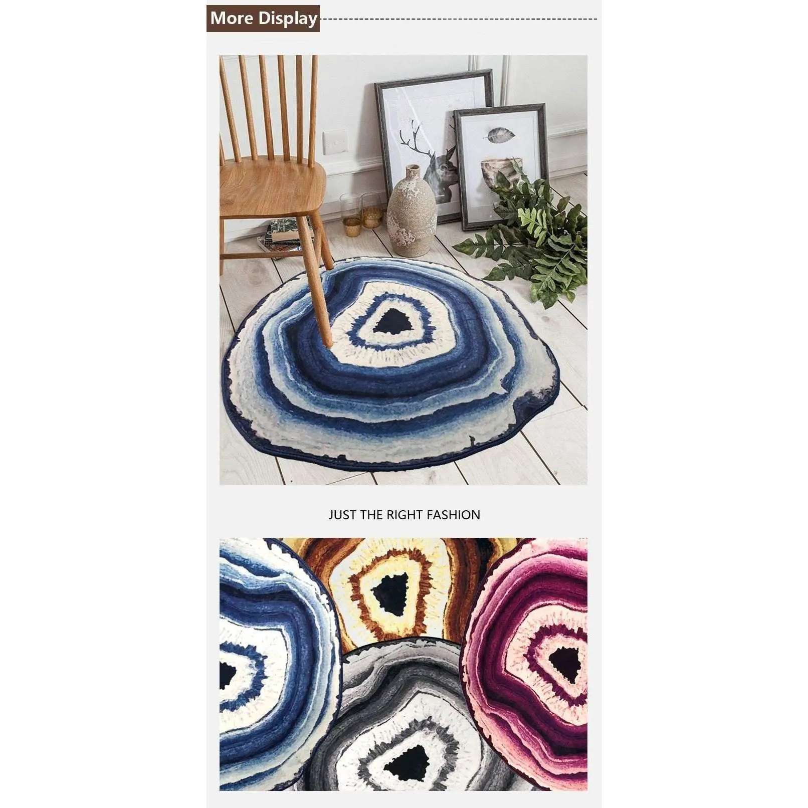 Agate/Wood Rugs