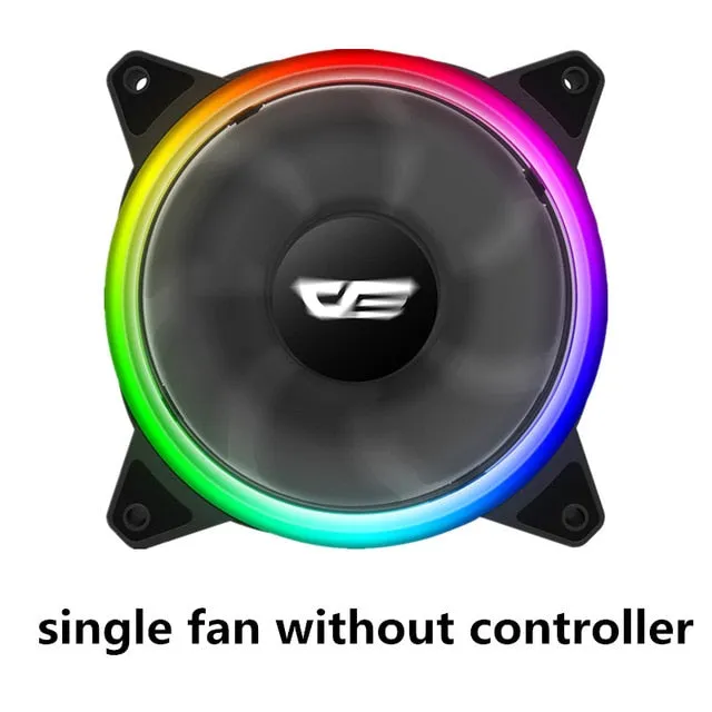 Aigo DR12 Pro Computer PC Case Fan RGB Adjust LED Fan Speed 120mm Quiet Remote AURA SYNC Computer Cooler Cooling RGB Case Fans