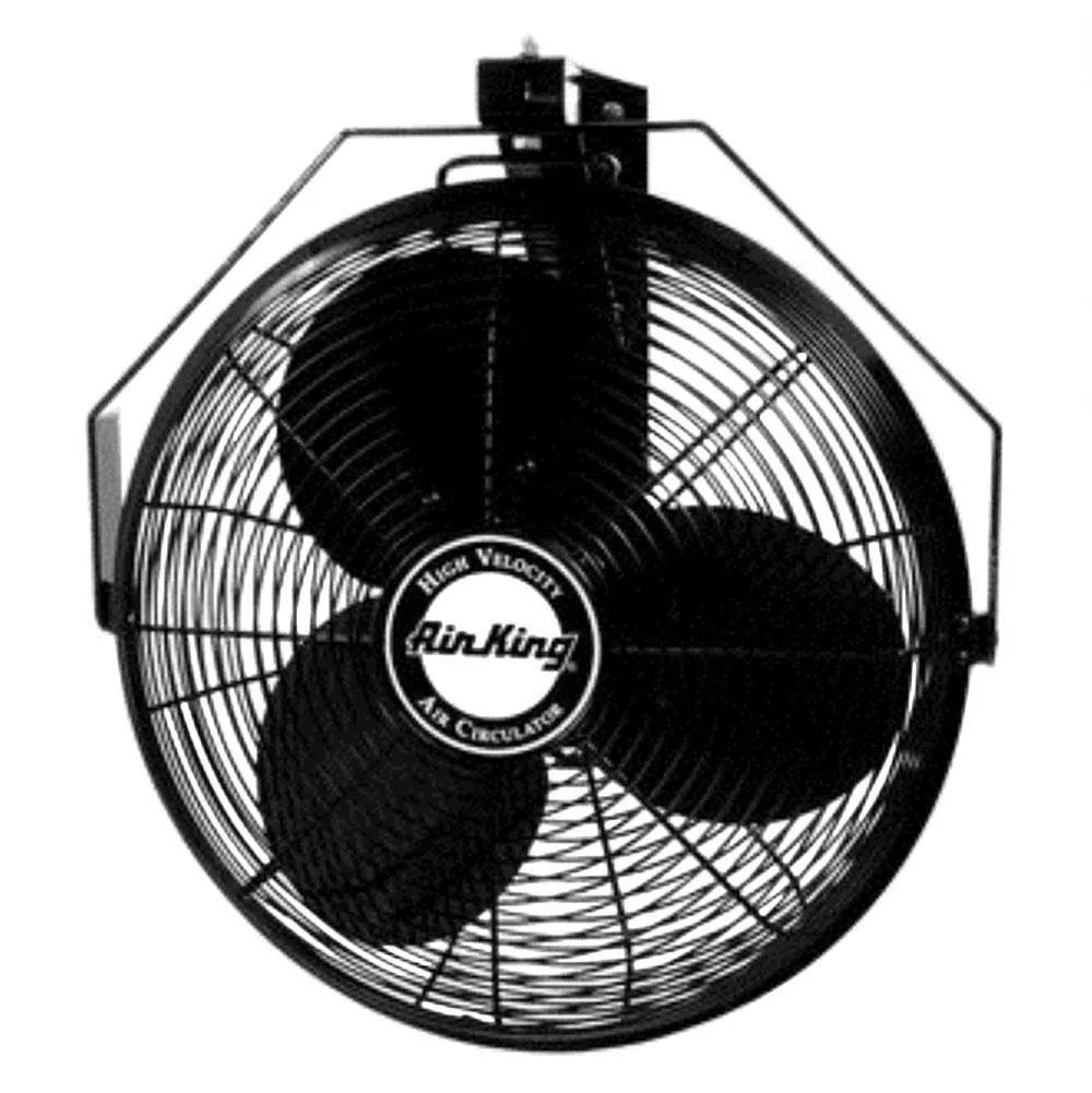 Air King 18 Inch 1/6 HP Industrial Grade 3 Blade Wall Mounted Fan | 9518