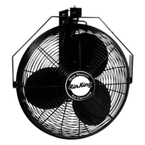 Air King 18 Inch 1/6 HP Industrial Grade 3 Blade Wall Mounted Fan | 9518