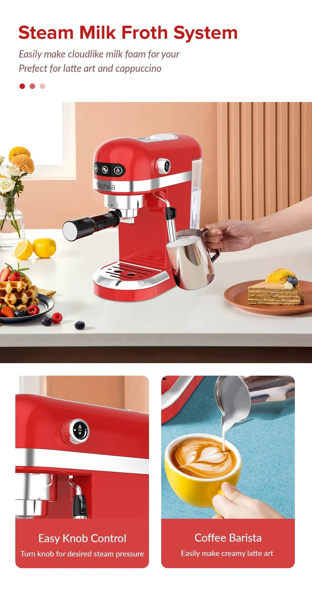 Airbot Espresso Coffee Machine CM8000