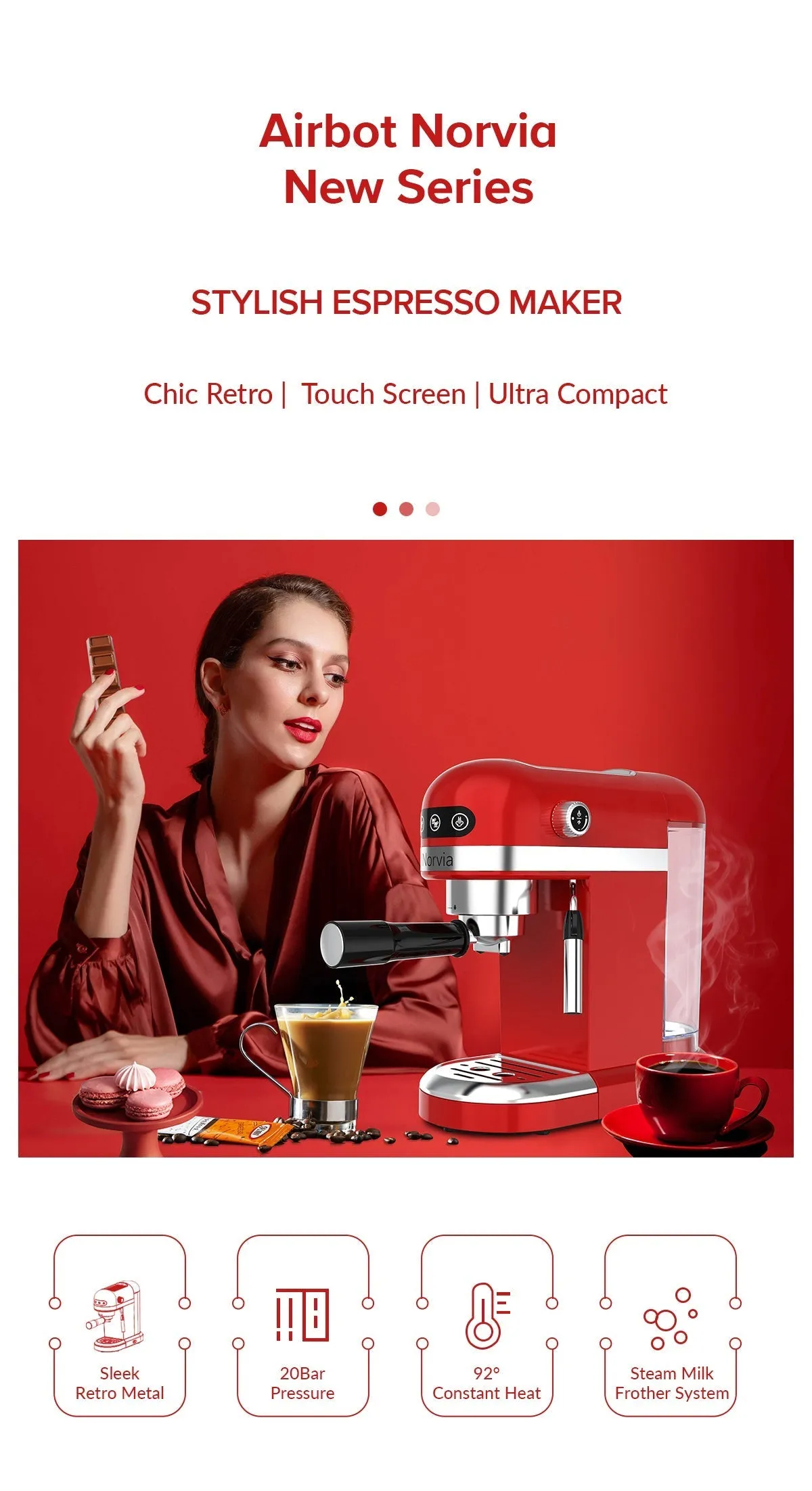 Airbot Espresso Coffee Machine CM8000