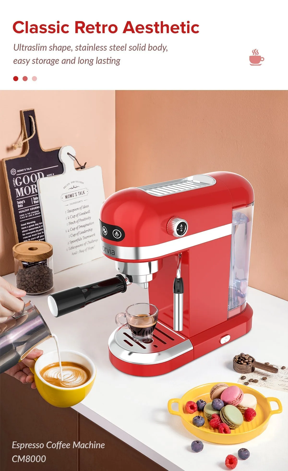 Airbot Espresso Coffee Machine CM8000