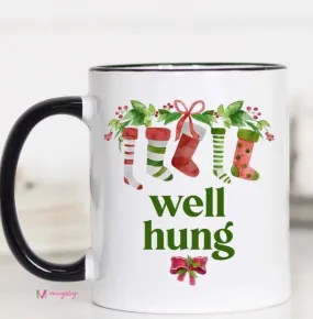 all the stockings hung with care mug