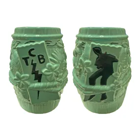 Aloha Hawaii Barrel Tiki Mug