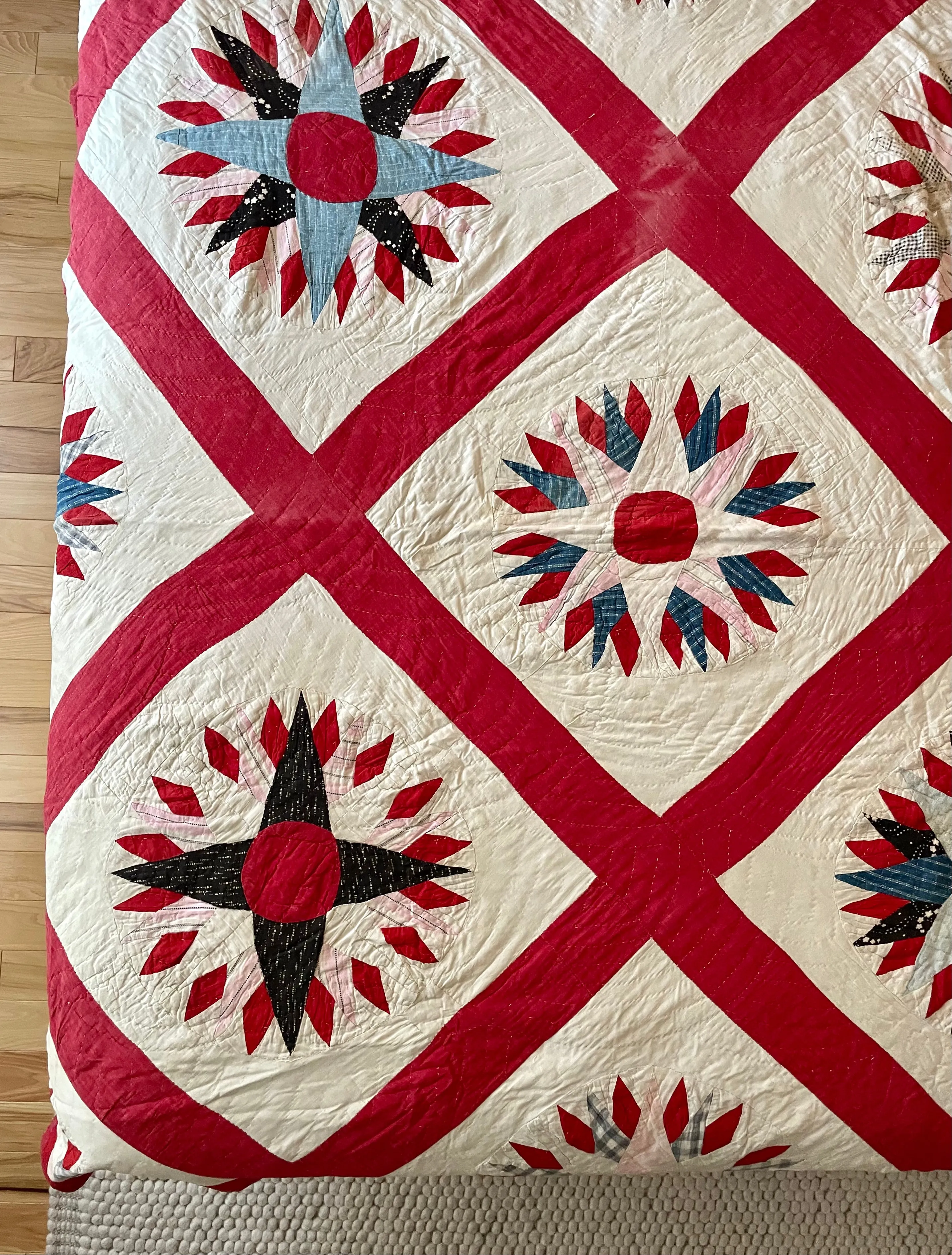 Antique Mariner's Compass Quilt