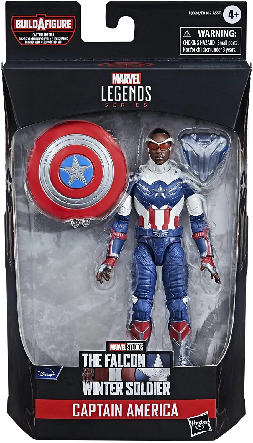 Avengers Hasbro Marvel Legends Series 6-inch Action Figure Toy Captain America: Sam Wilson Premium Design and 2 Accessories