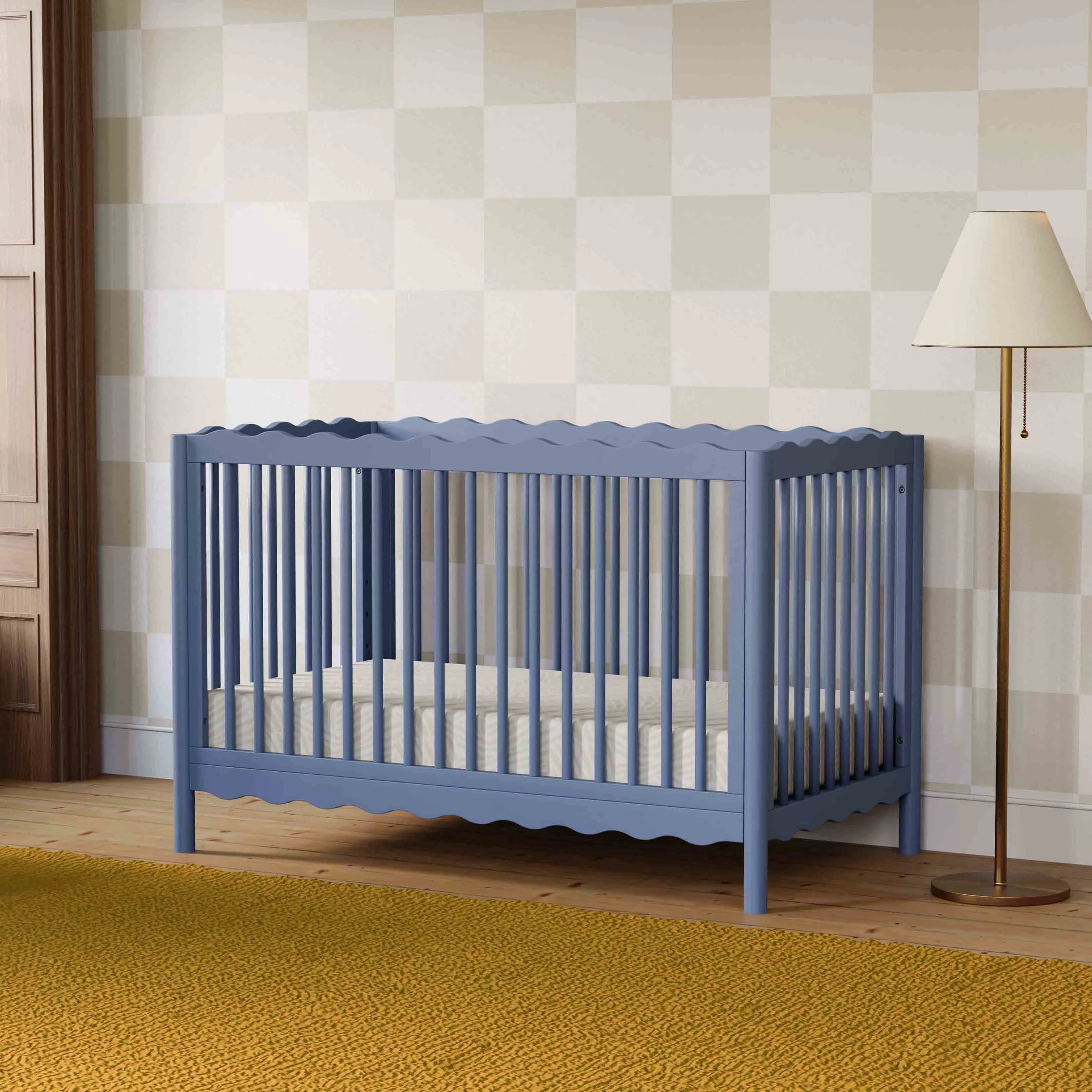 Babyletto Swell 4-in-1 Convertible Crib with Toddler Bed Conversion Kit