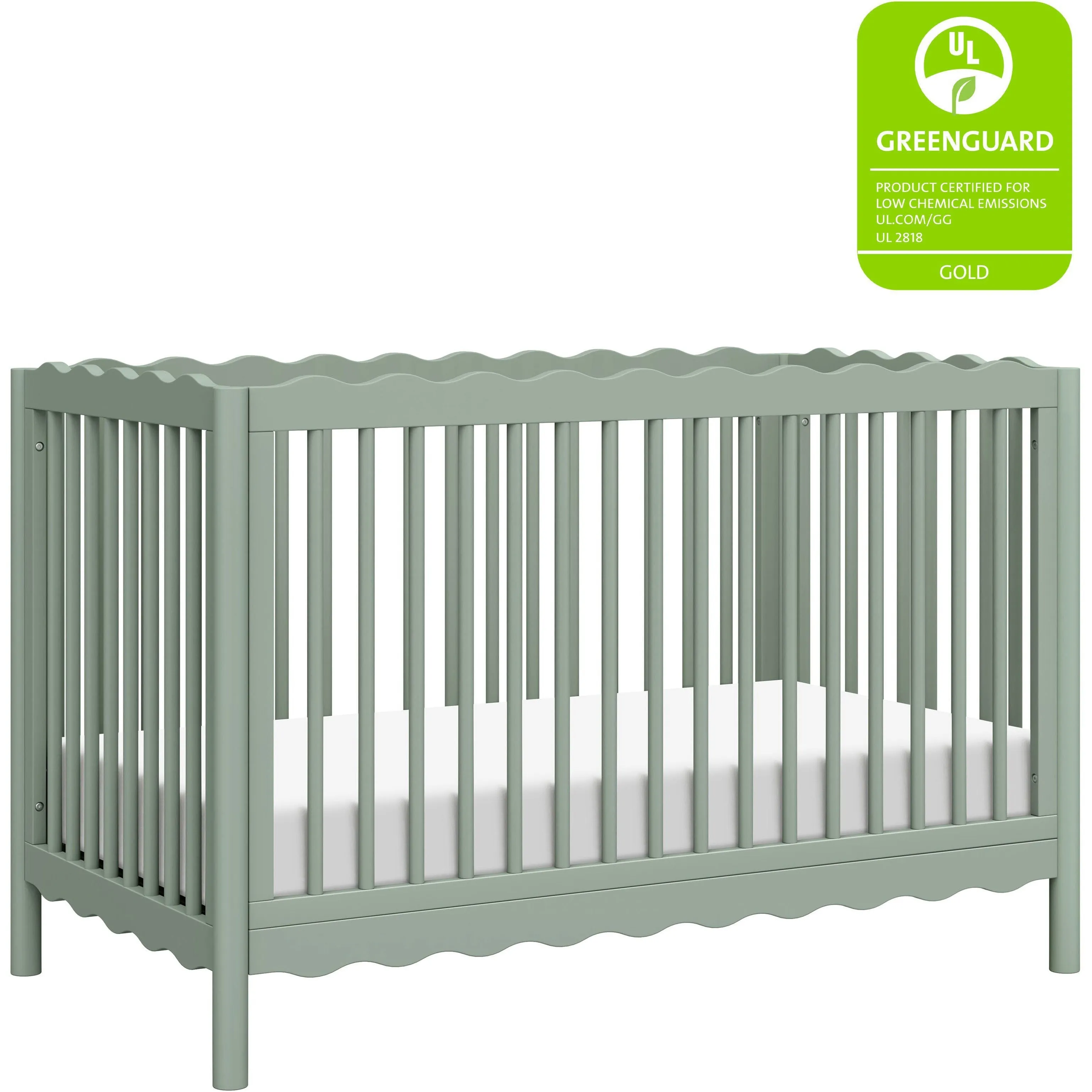 Babyletto Swell 4-in-1 Convertible Crib with Toddler Bed Conversion Kit