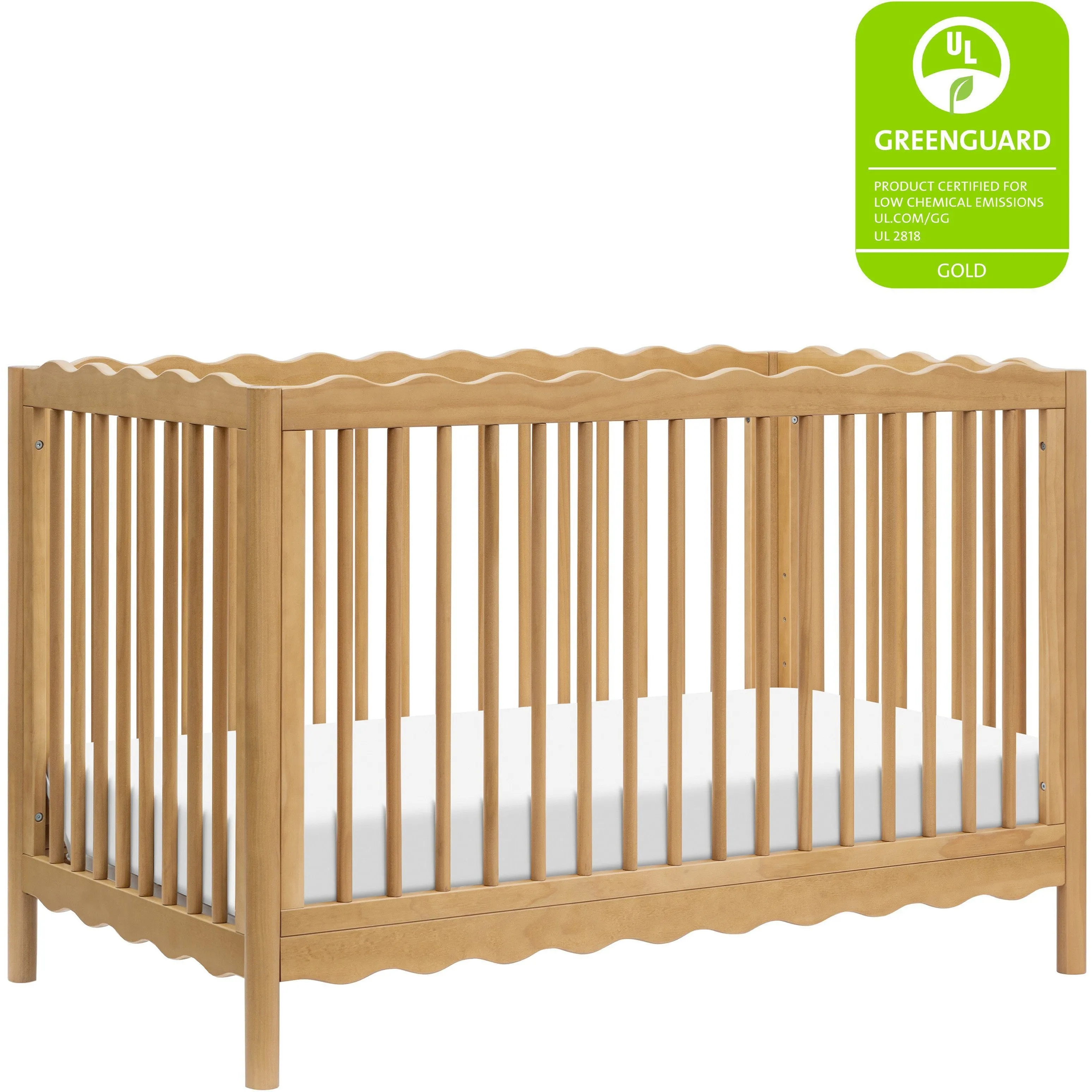 Babyletto Swell 4-in-1 Convertible Crib with Toddler Bed Conversion Kit