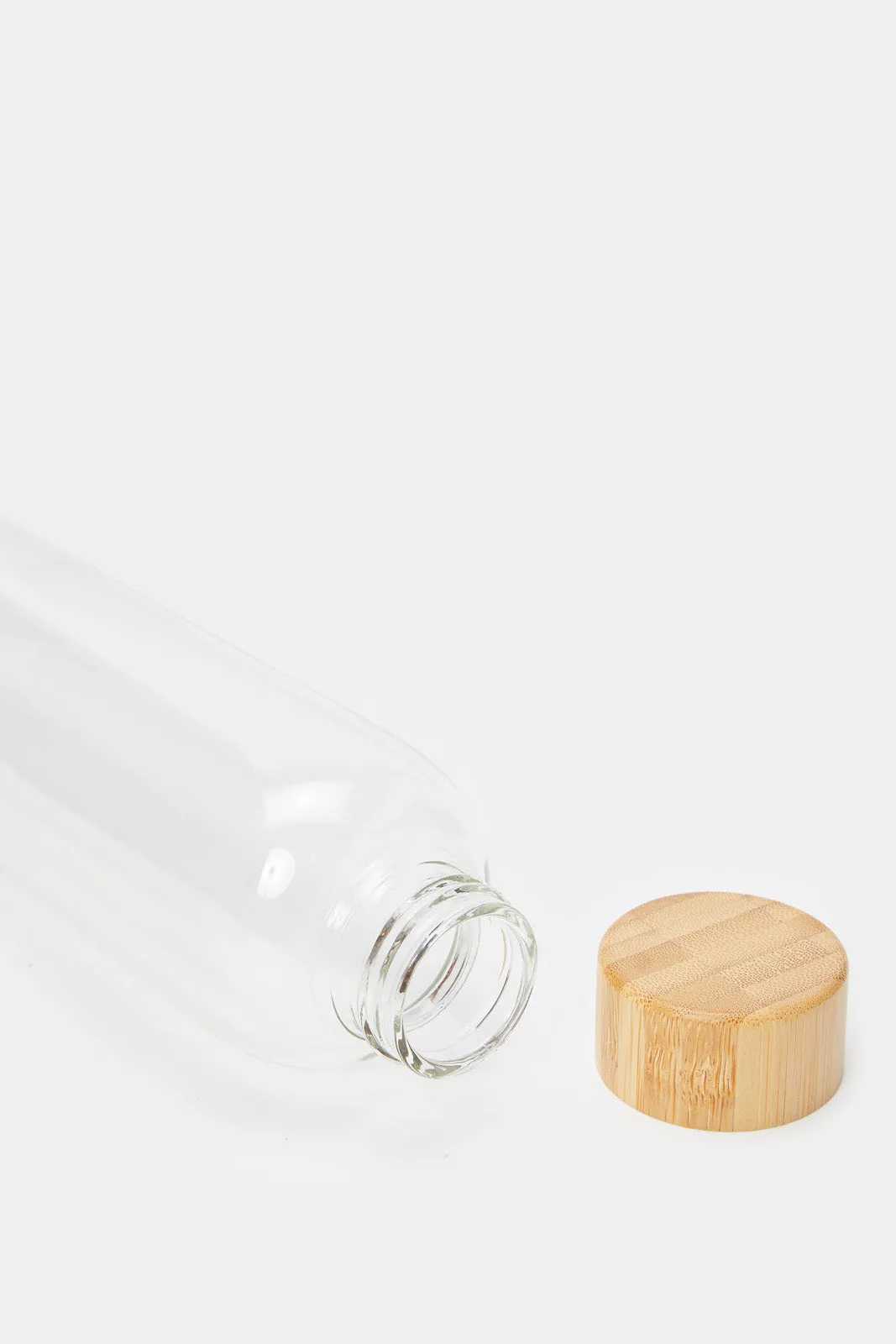 Beige Borosilicate Glass Bottle