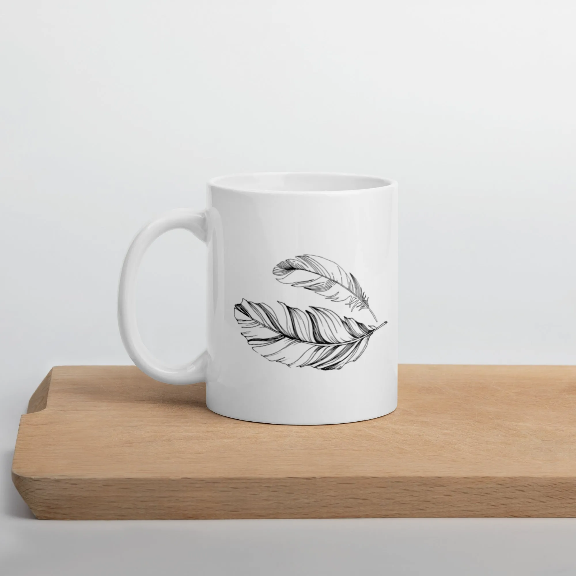 Believe White Glossy Mug