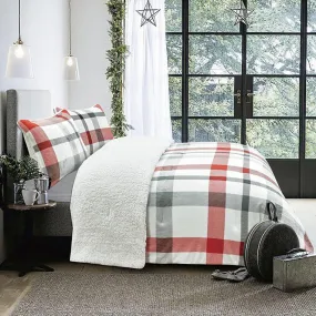 Bellevue | Rustic Cabin - 3 Piece Fleece Reverse to Sherpa Comforter Set