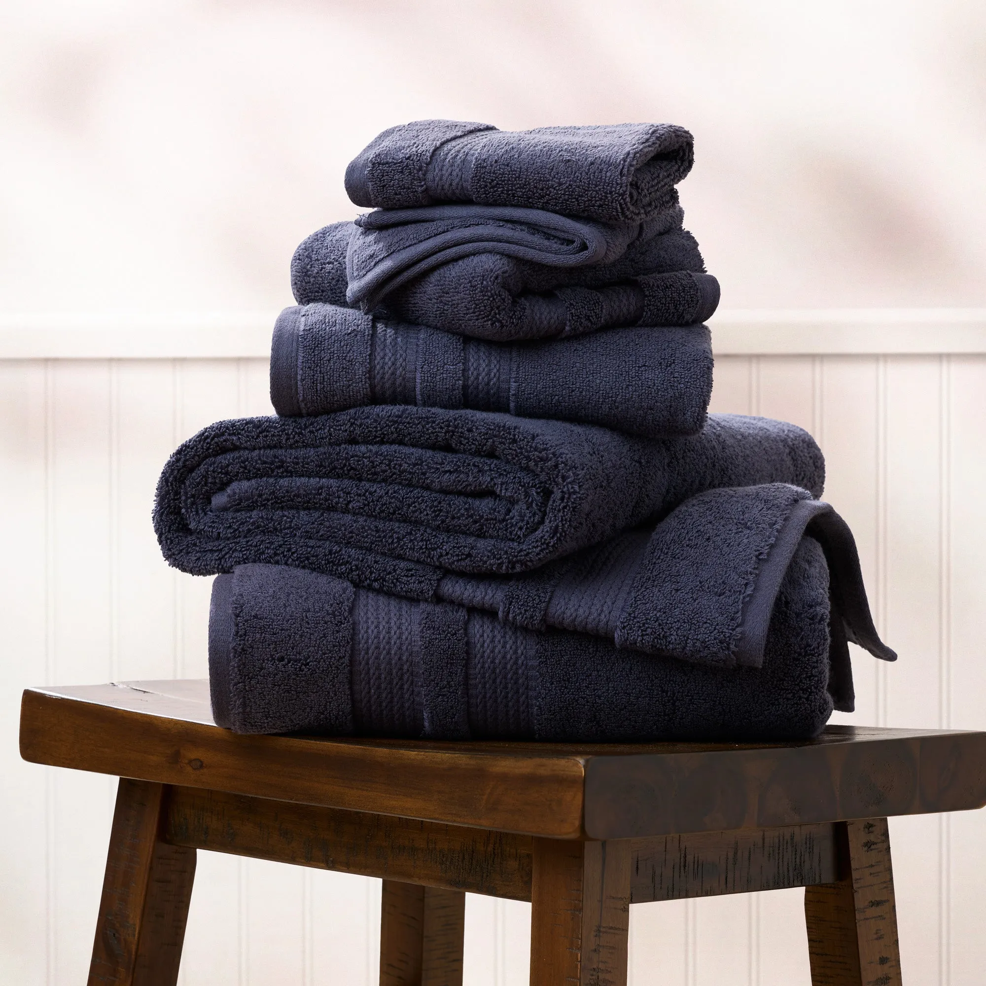 BETHANY 6-PIECE TOWEL SET: THE UTMOST LUXURY ZERO TWIST SOLID