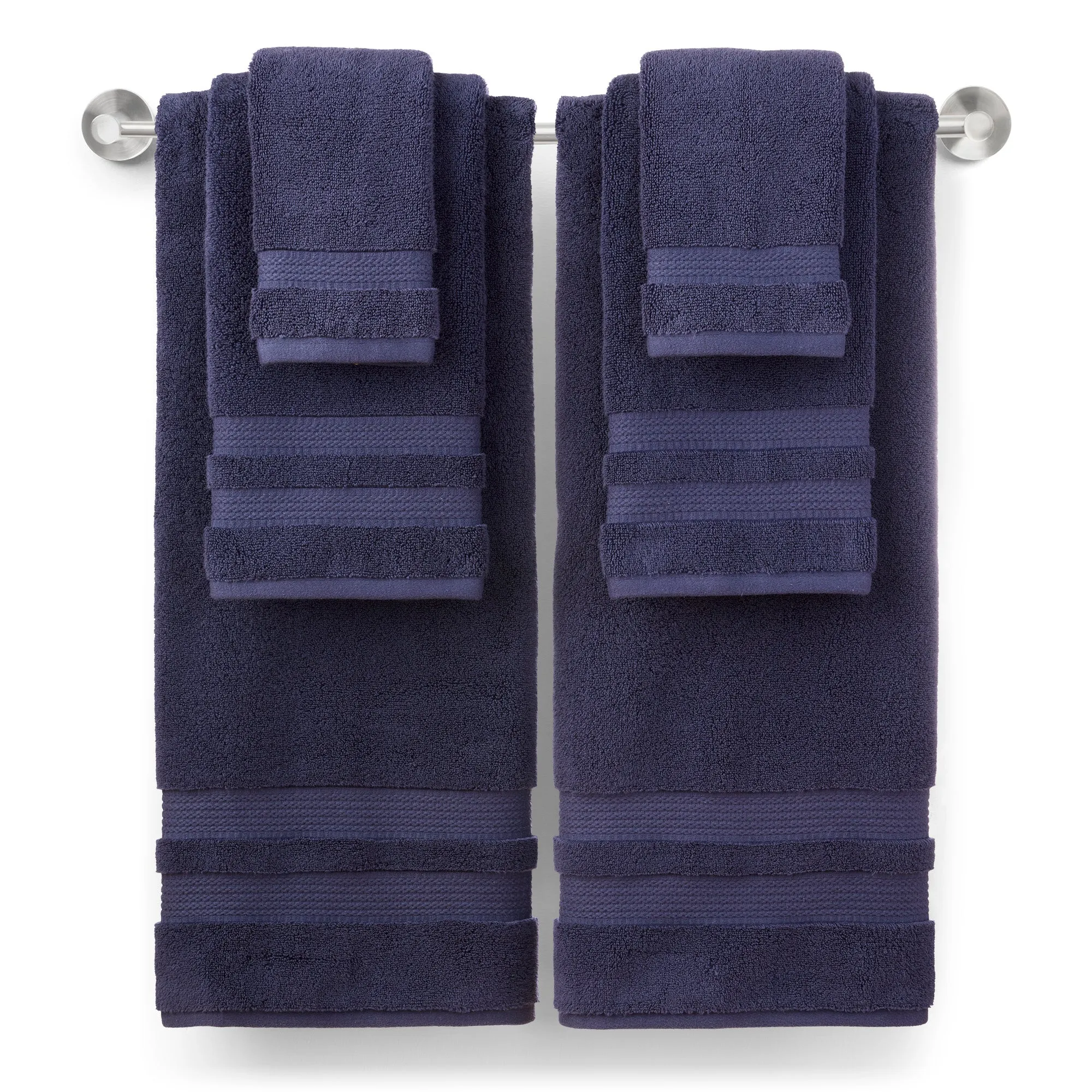 BETHANY 6-PIECE TOWEL SET: THE UTMOST LUXURY ZERO TWIST SOLID