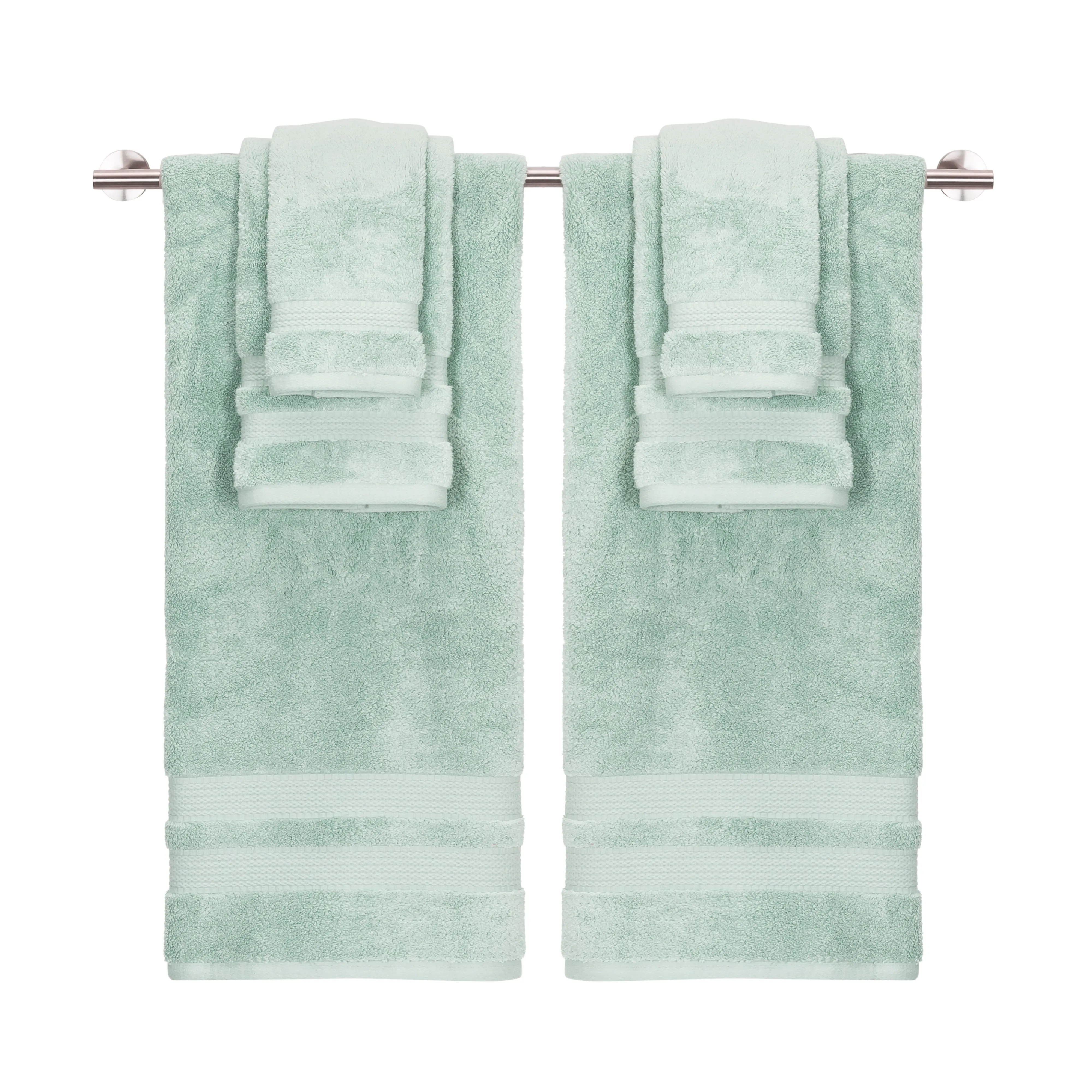 BETHANY 6-PIECE TOWEL SET: THE UTMOST LUXURY ZERO TWIST SOLID