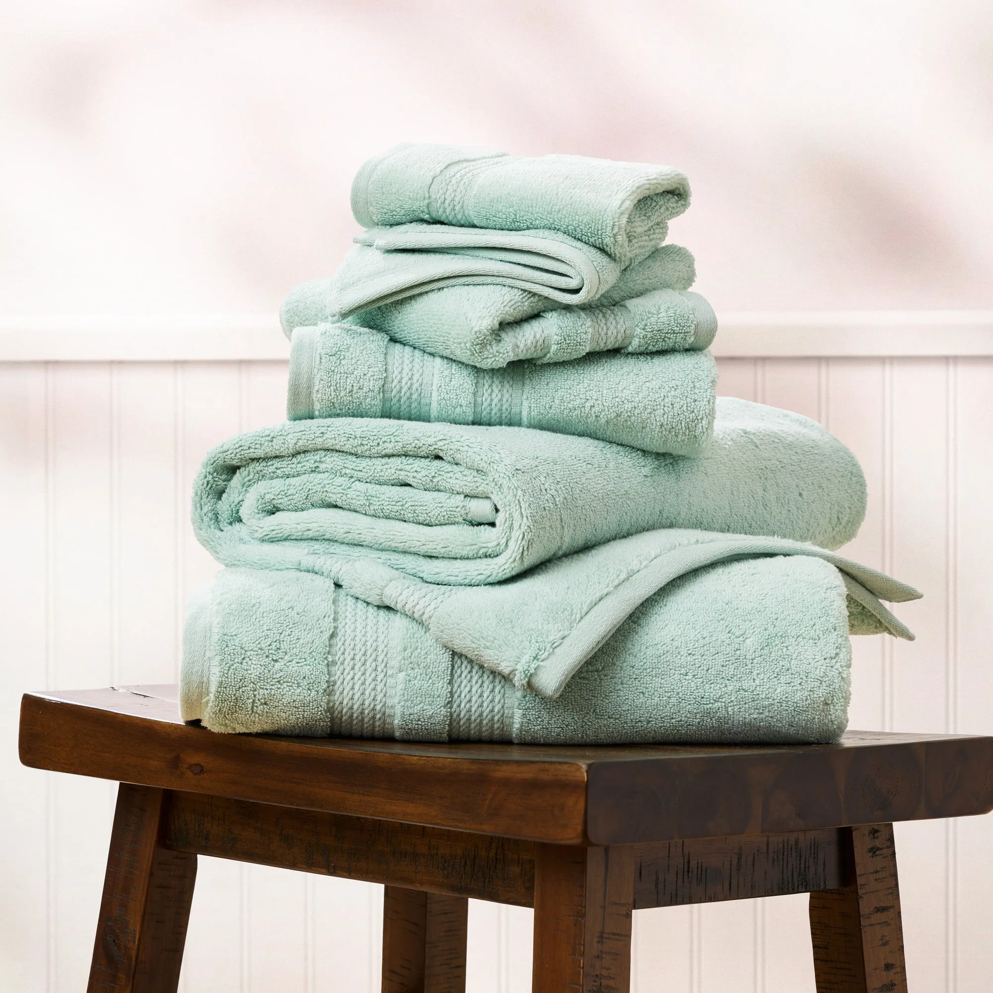 BETHANY 6-PIECE TOWEL SET: THE UTMOST LUXURY ZERO TWIST SOLID