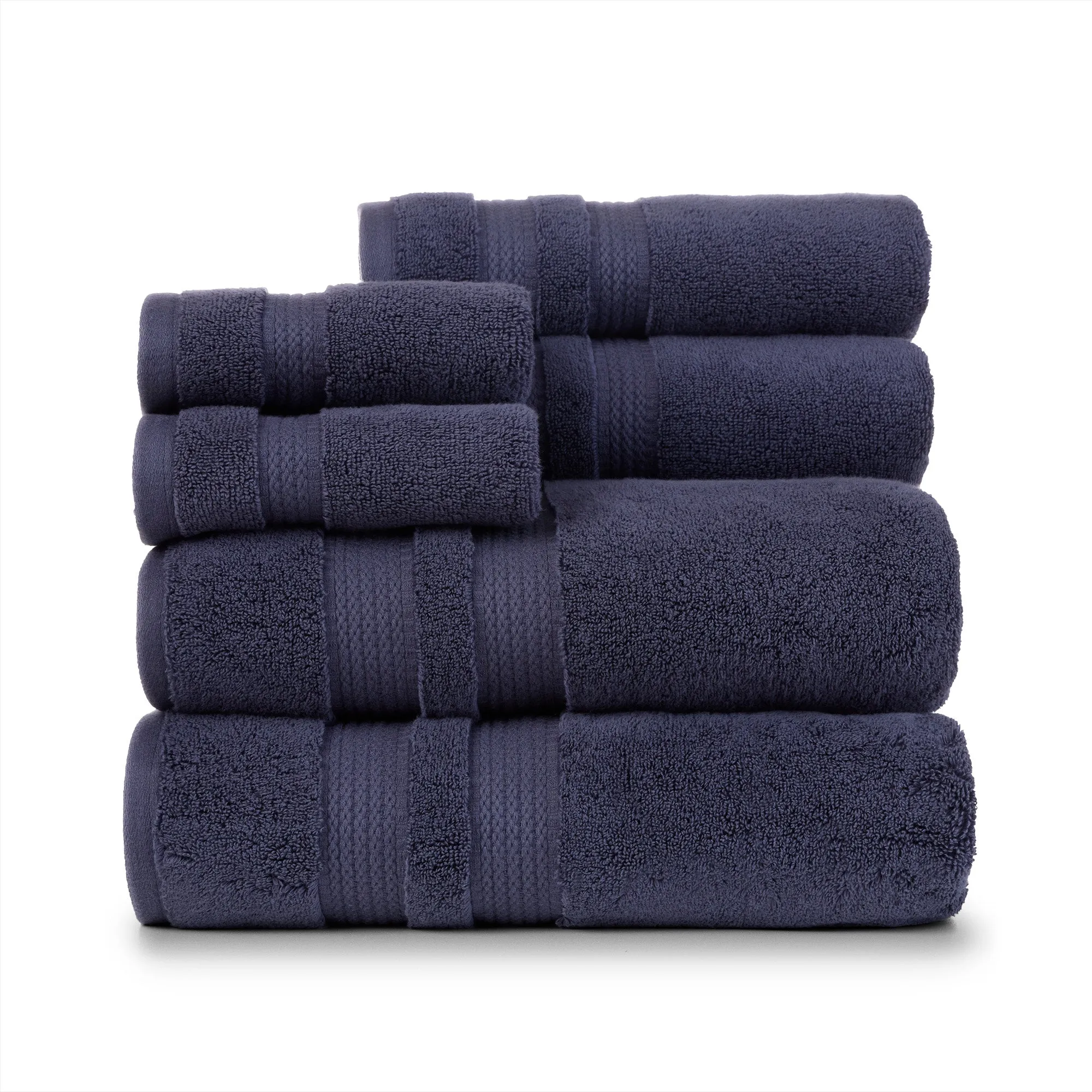 BETHANY 6-PIECE TOWEL SET: THE UTMOST LUXURY ZERO TWIST SOLID