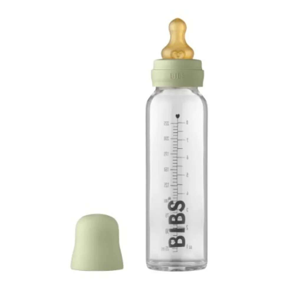 Bibs Glass Bottle Set - 225ml (var colours)