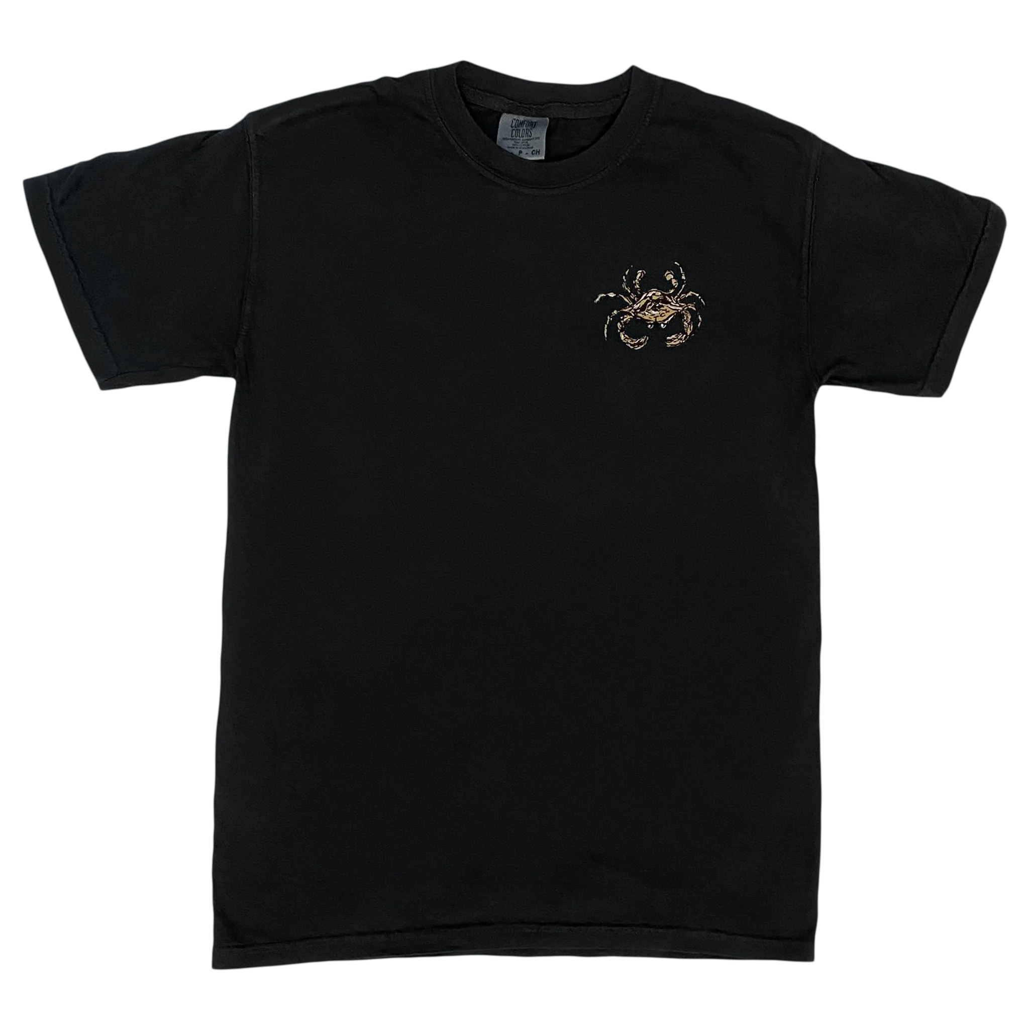 Black & Gold Adult Short Sleeve T-shirt