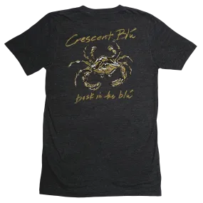 Black & Gold Adult Short Sleeve T-shirt