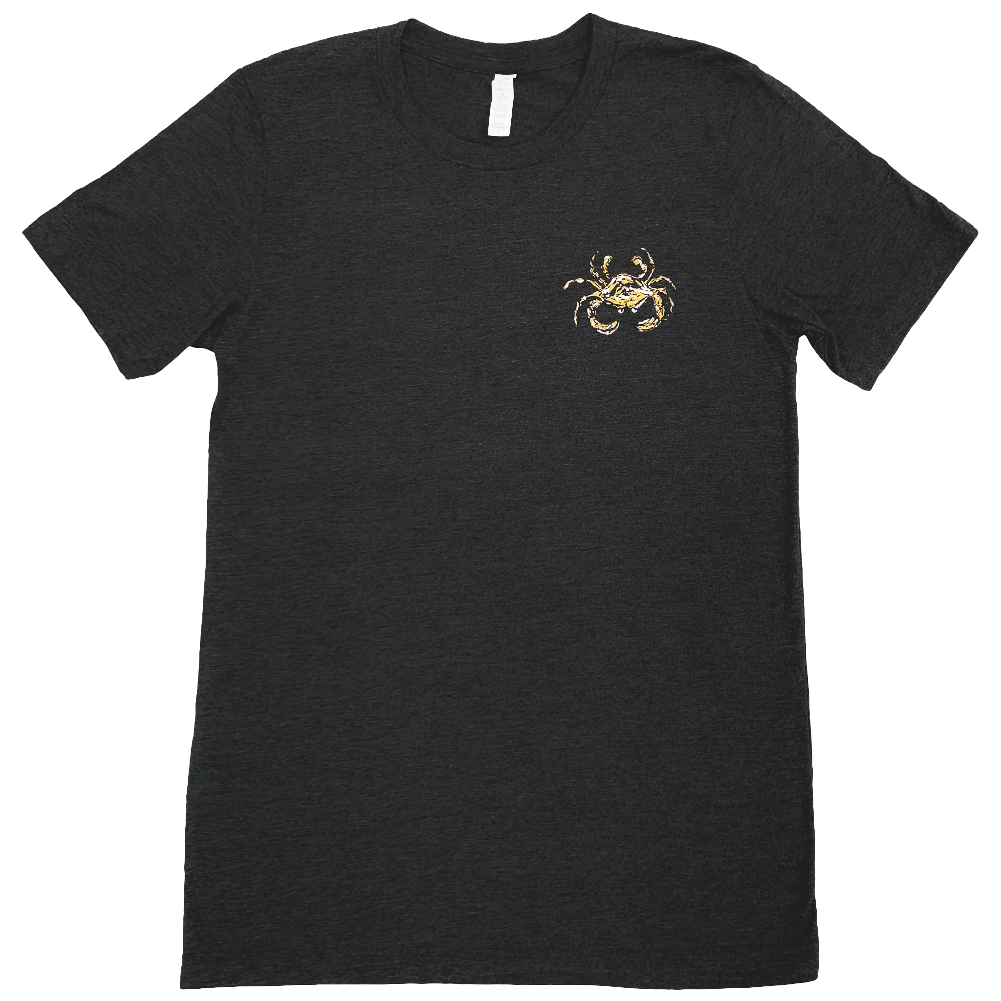 Black & Gold Adult Short Sleeve T-shirt