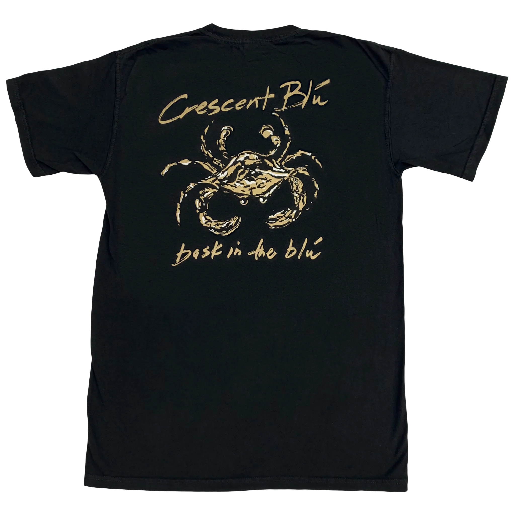 Black & Gold Adult Short Sleeve T-shirt