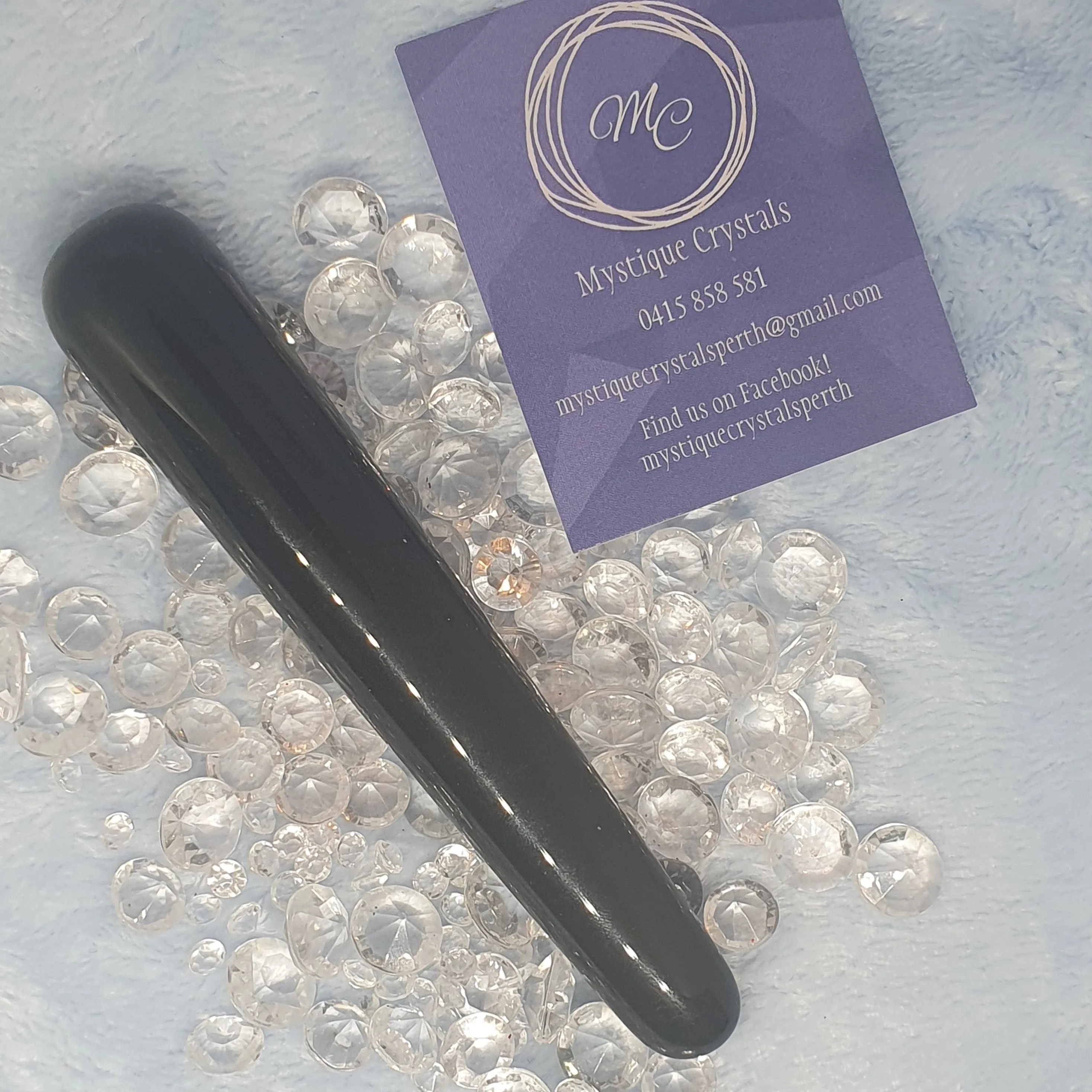 Black Obsidian Massage Wand