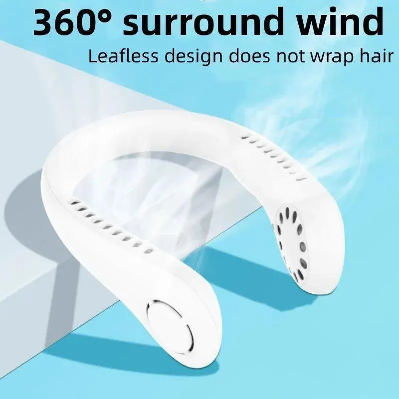 Bladeless Neck Fan: Experience Cool, Safe and Portable Air Flow