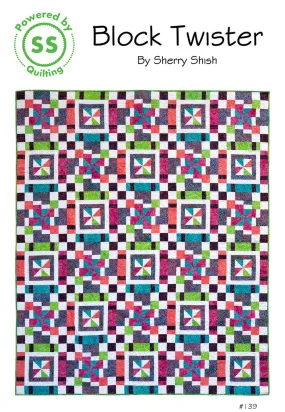 Block Twister Quilt Pattern