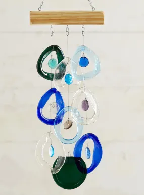 Bluebottle Glass Wind Chime