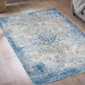 Bohemian 7826 Vintage Floral Area Rug