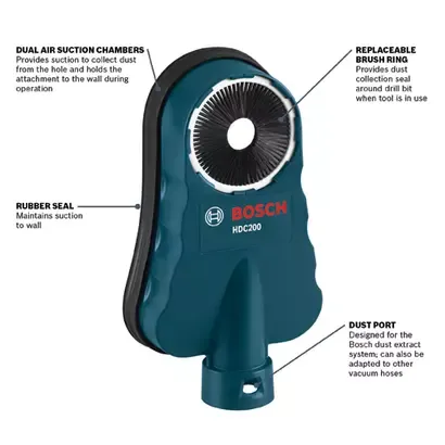 Bosch 8" Professional Universal Dust Collection Attachment