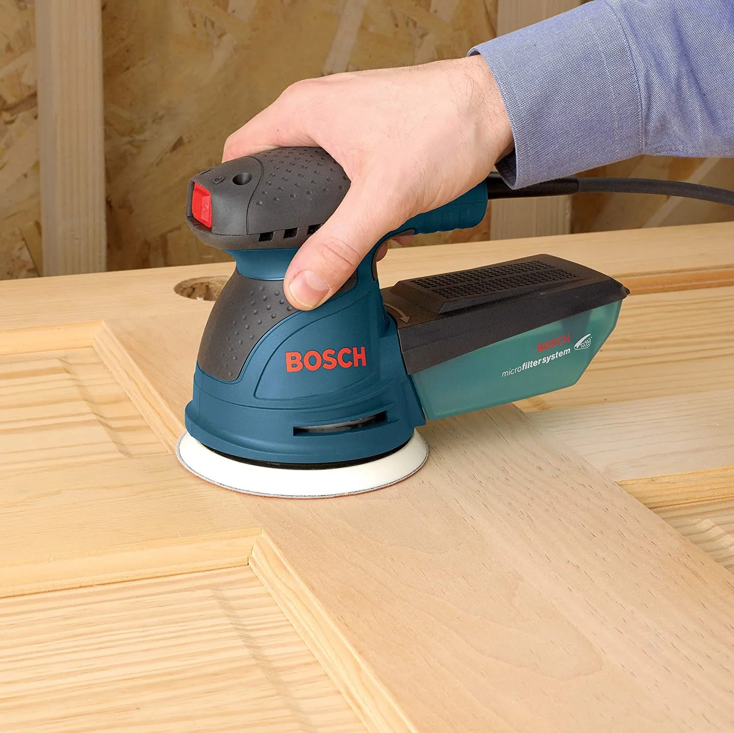 Bosch ROS20VSC 5" Palm-Grip Sander Kit