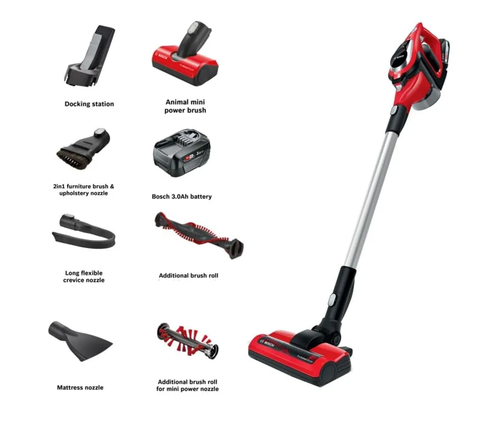 Bosch Unlimited 8 BBS81PETGB MultiUse Powerful 18V Cordless Vacuum Cleaner